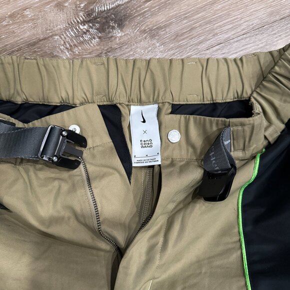 Nike Pro x Feng Chen Wang Cargo Pants in Khaki/Black. size M - Picture 11 of 14